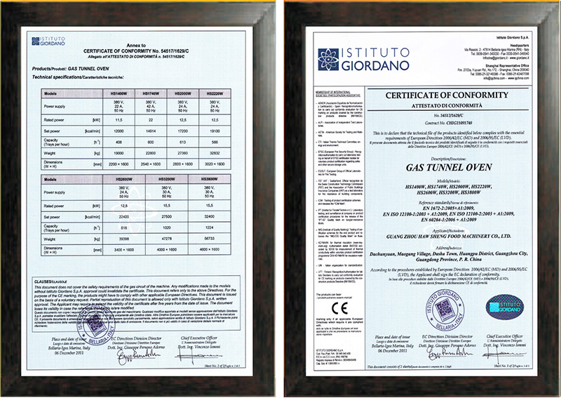 隧道爐C證書